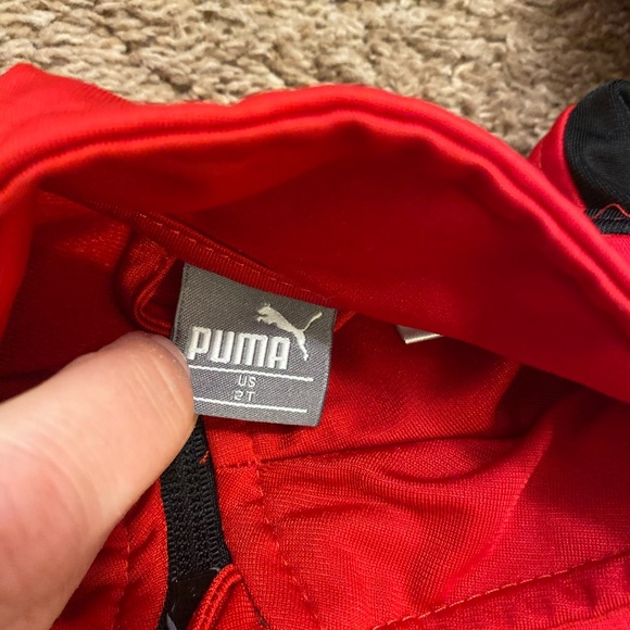 Puma Red Boys Tracksuit matching set - Picture 2 of 6